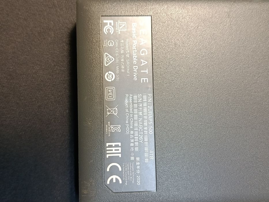 Seagate Basic Portable 4TB/външен хард диск/USB 3.0