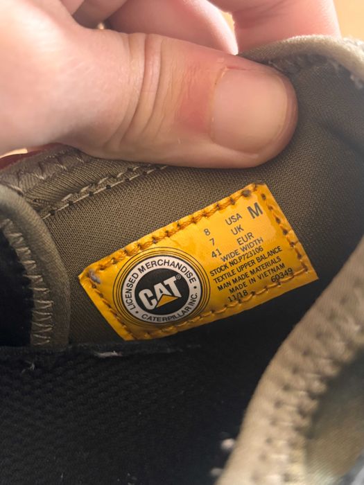 Pantofi sport barbati Caterpillar, verde masliniu, 41