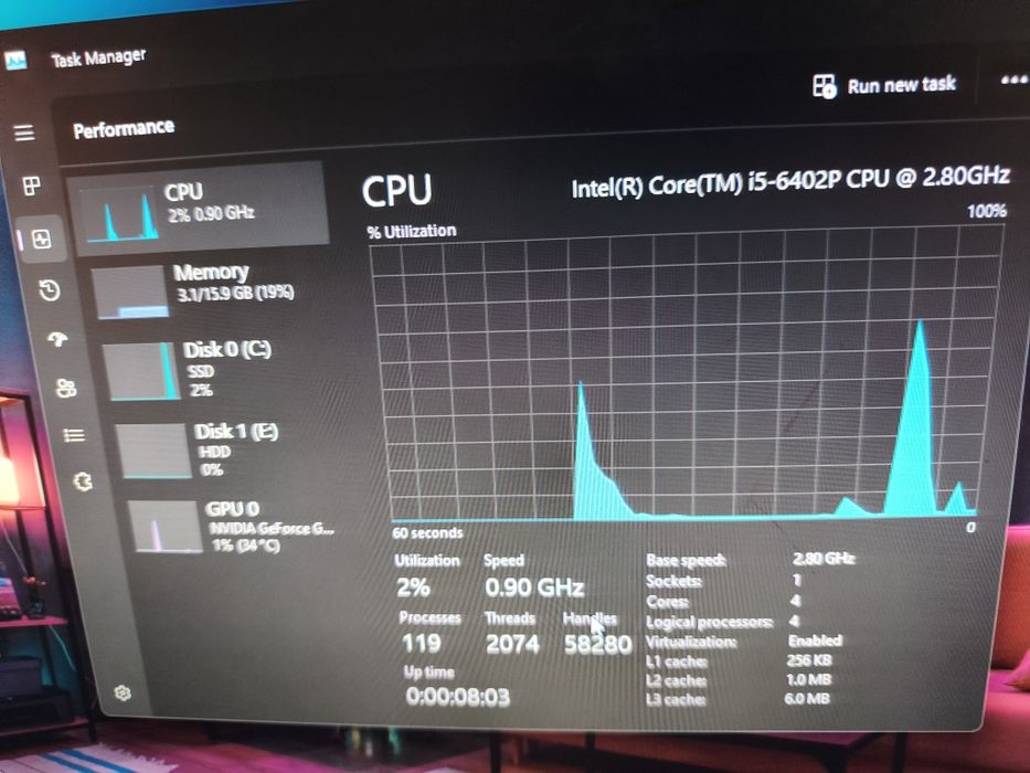PC Gaming – GTX 1650 SUPER | i5 | 16GB RAM SSD 256 GB HDD 2 TERA