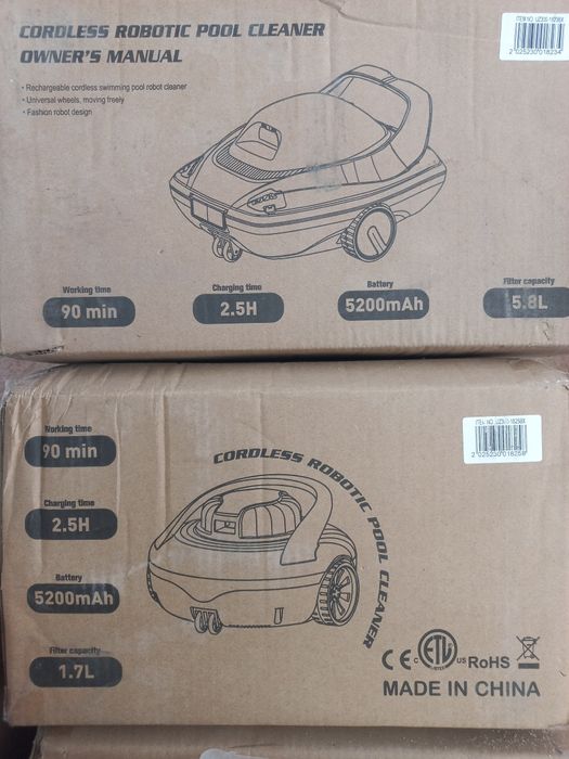 Пелесос для бассейна автоматически Робот-пылесос аккумуляторний