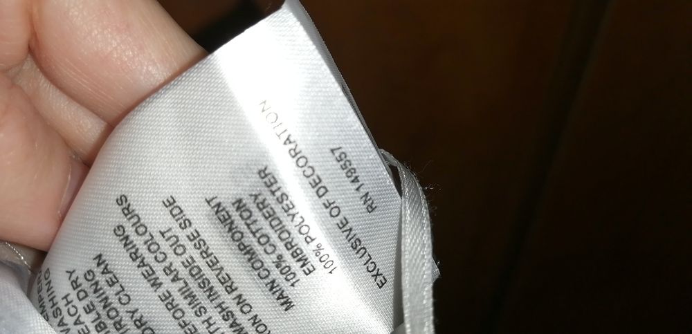 Rochita Vara Pe Umeri Amisu/New Yorker cu Broderie, Noua Cu Eticheta