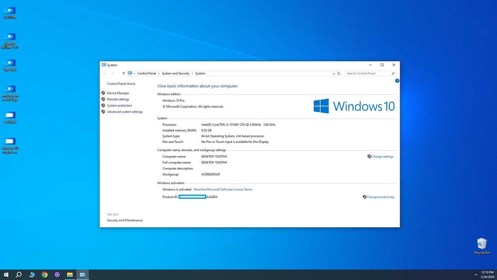 PC Gaming I3-10100f, RX 580 8GB, 8GB DDR4, 120GB SSD, 1TB HDD