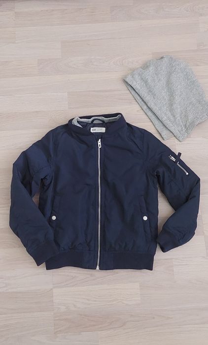 HM зимно яке със сваляща се качулка 122-128 см, 6-8 г., ново