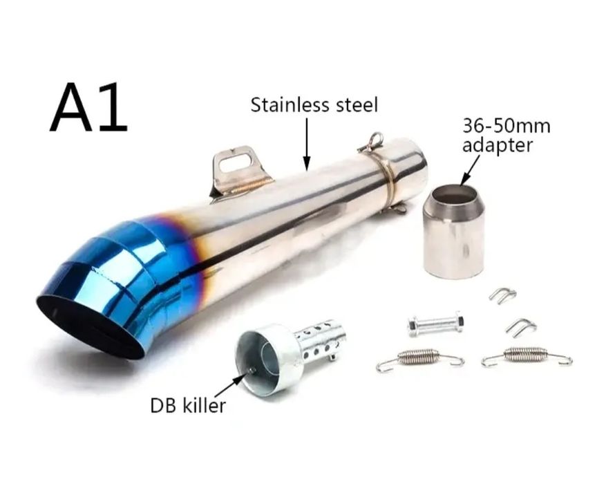 Evacuare moto cromat inox toba finala esapament ATV motocicleta ars