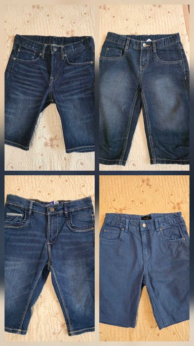 Pantaloni copii, Bermude,  marime 8-9 ani, 10 ani, respectiv 134, 140.