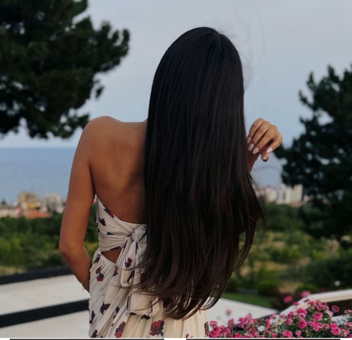 Естествена руска коса / 210гр- 60см