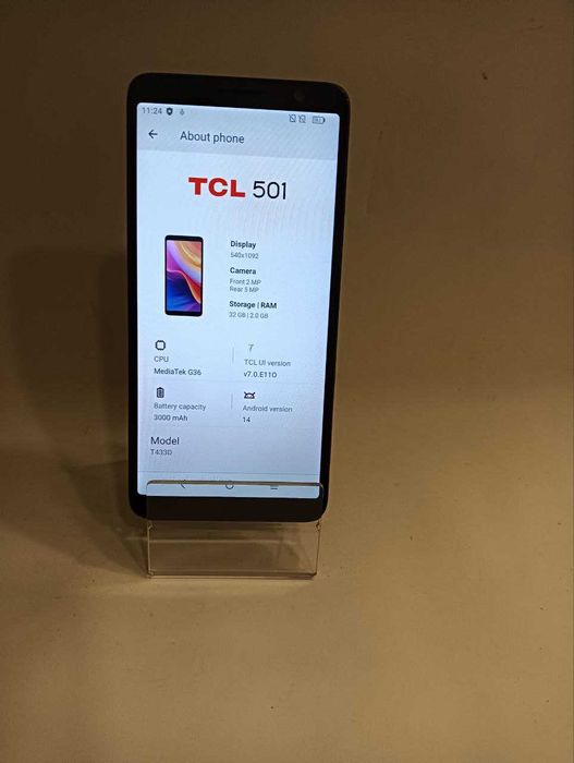 Telefon TCL 501 32/2 GB Black - Cod 110424