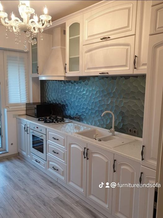 Bucatarie mdf fronturi frezate