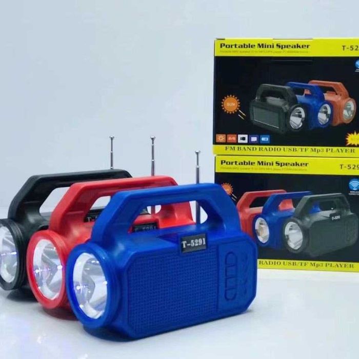 Boxa Cu Lanterna, Radio, Bt, Panou Solar