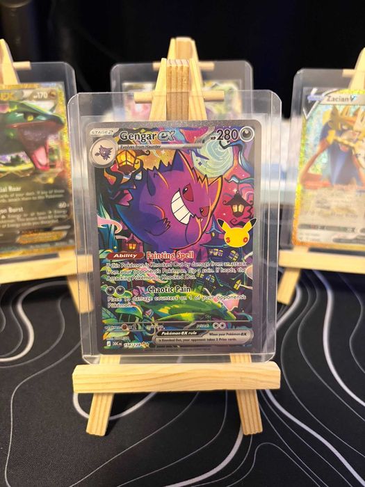 Pokemon TCG - Celebrations 30th - Gengar ex Special Illustration Rare, Rayquaza EX, Zacian V, Genesect EX