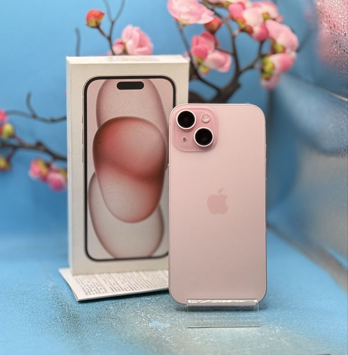 ГАРАНЦИОНЕН!!! Apple iPhone 15, 128GB, 5G, Pink