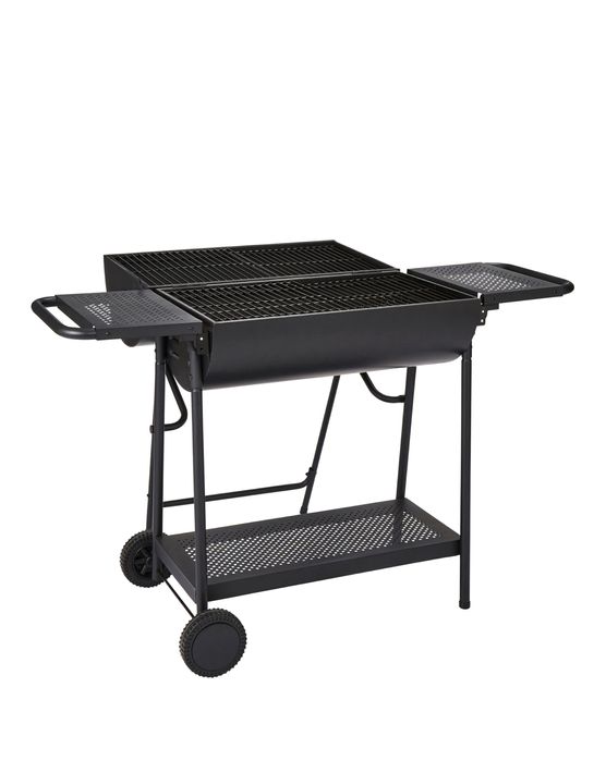 Grătar cu cărbune cu tambur dublu cu ulei, Nou Sigilat