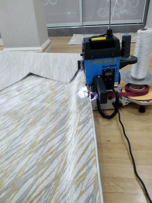 Оверлок и резка ковров Гилам кесиб тикиш