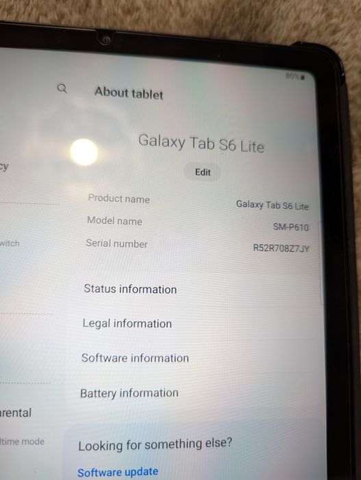Tableta Samsung S6 Lite