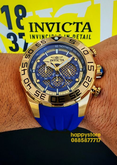 INVICTA Pogo Blue 50mm, Инвикта нов ръчен часовник