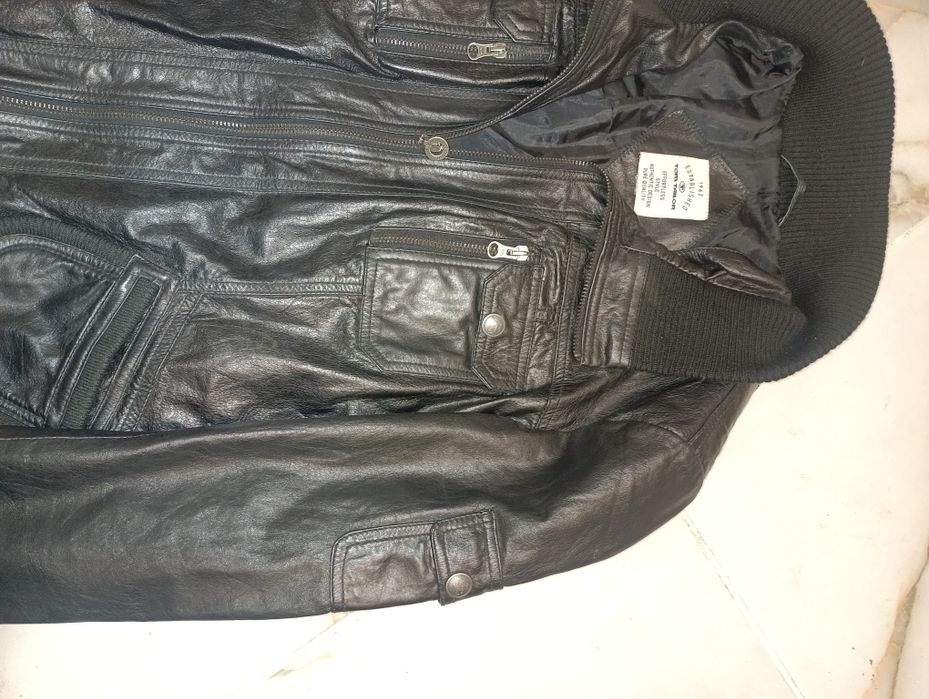 Tom Tailor кожено яке M - 35 лв