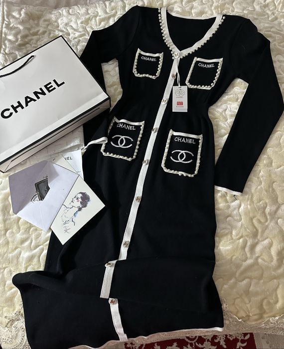 Шикарное платье Шанель! Новое премиум!