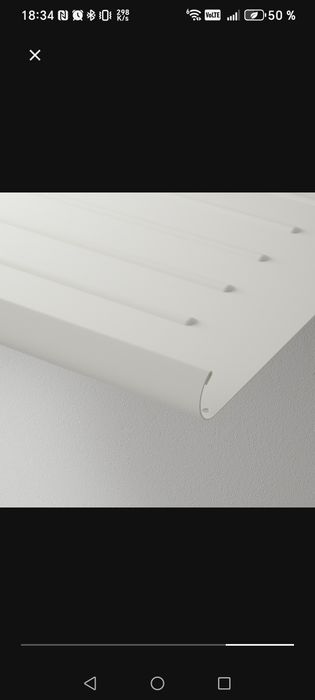 Polita alba metalica 75x35