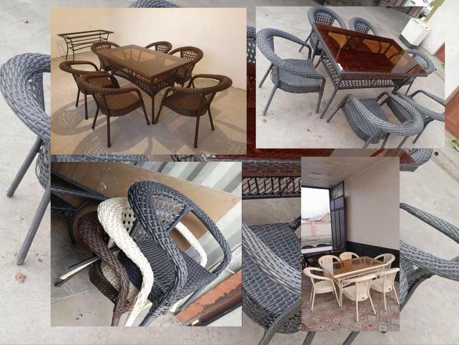 Стол и стулья наличее качество 100%