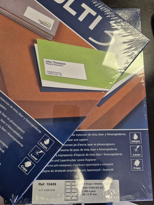 Етикети 99.1x57 mm, самозалепващи Multi 3