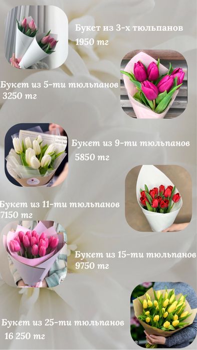 Тюльпаны на 8-е Марта