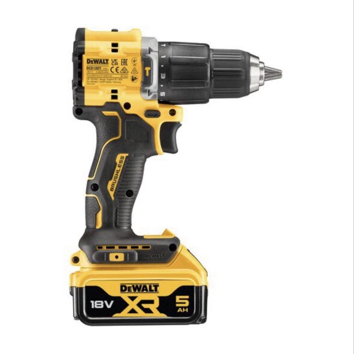Акумулаторен Винтоверт DeWALT DCD100YP2T 18V Brushless