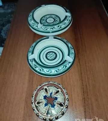 Лот от 3 антикварни пепелници за колекционери