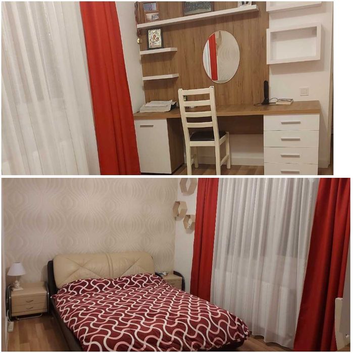 Apartament unic cu 2 camere, 2 bai si curte individuala
