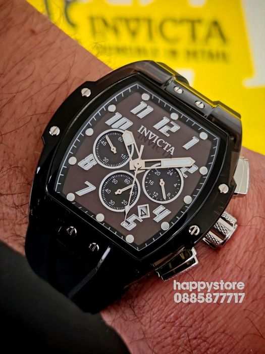 INVICTA Ghost Black 47 mm, Инвикта нов ръчен часовник