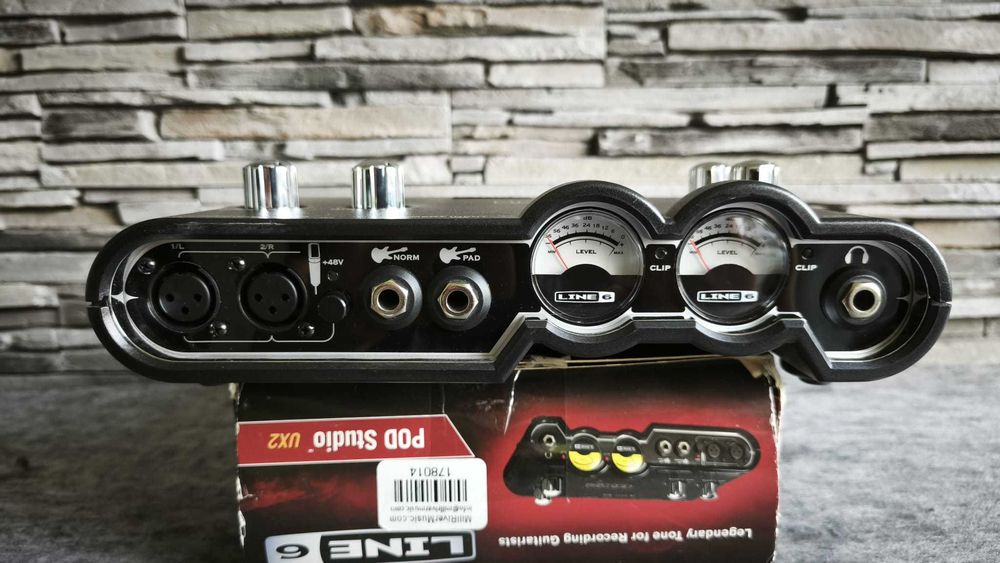 Interfață audio chitară USB Line 6 POD Studio UX2 placă sunet – în cutie - Garantie 1 AN!