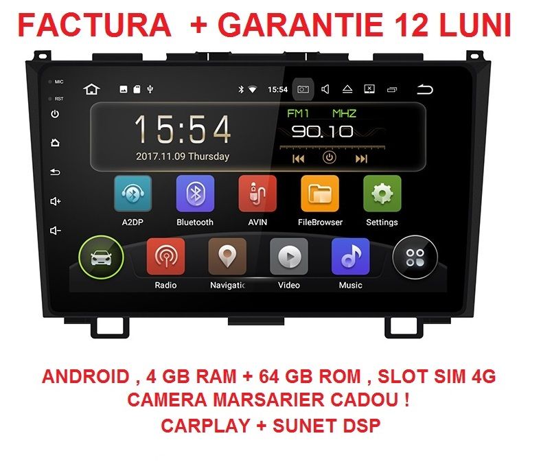 Navigatie Honda CRV ( 2006 - 2017 ) 4GB Noua Garantie Camera Marsarier