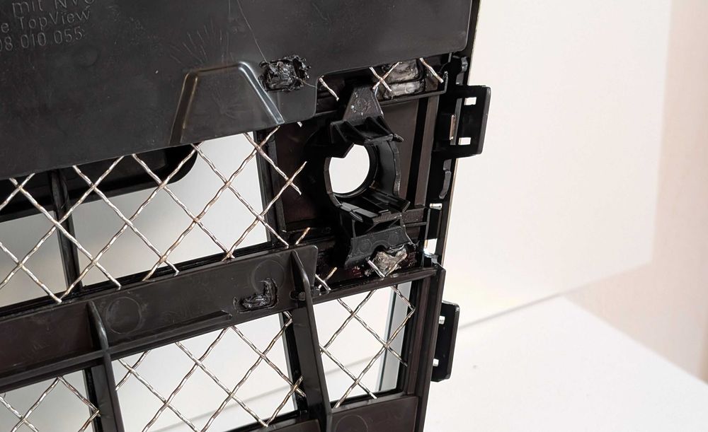 Решетка Ауди А8 Д4 Черна Хром W12 Стил Нова Audi A8 D4 Хромирана