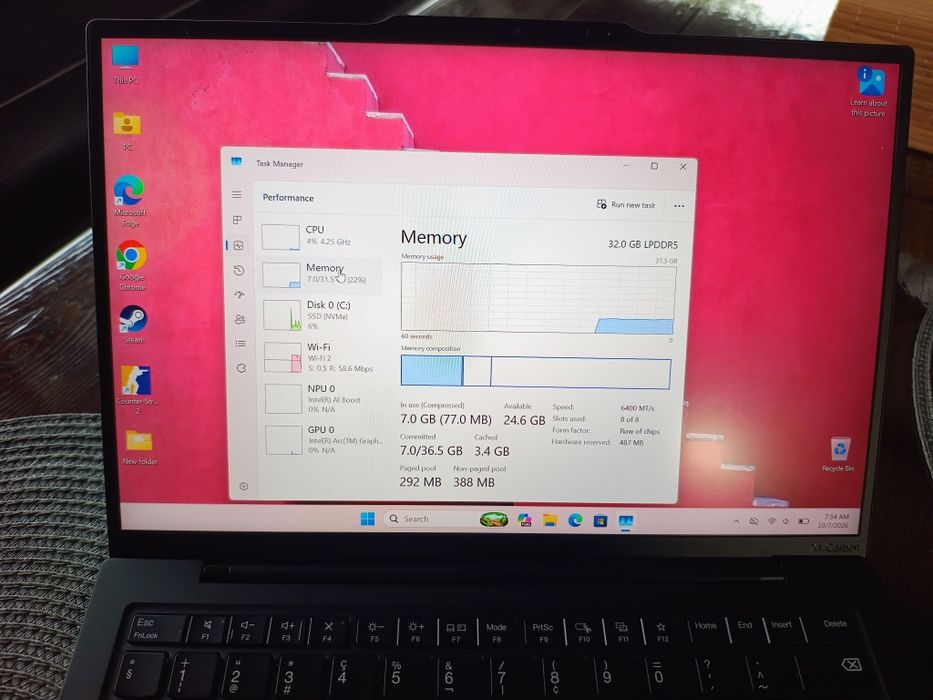 Vand laptop Lenovo X1 Carbon Gen 12 Intel Ultra 7