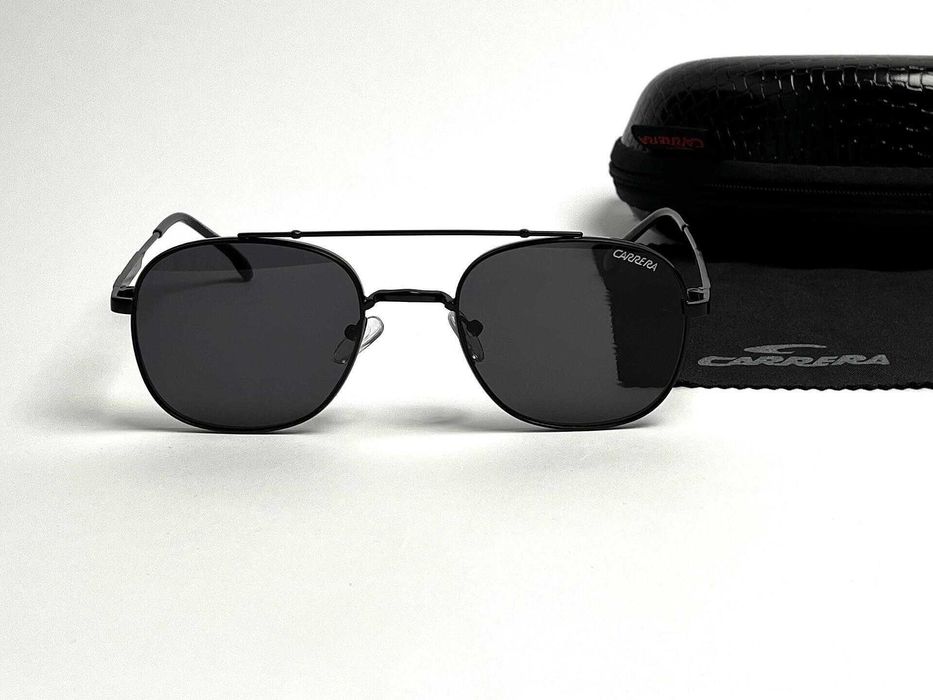 Слънчеви очила Carrera Gold Black UV400 CE Унисекс дизайн Метални стилни