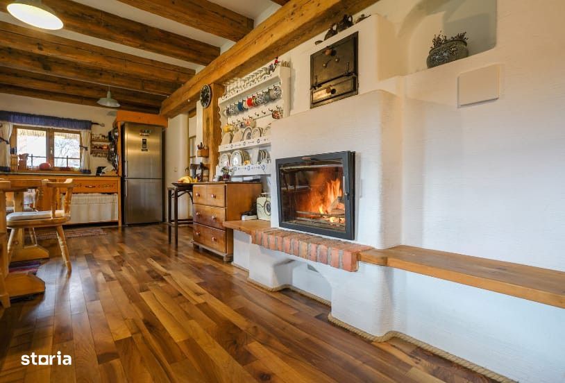 Casa rustica, exclusivista, 5 camere, 170 mp utili, 550 mp teren, Sali