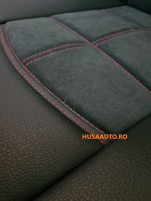 Huse scaun auto Premium,piele ecologica + Alcantara