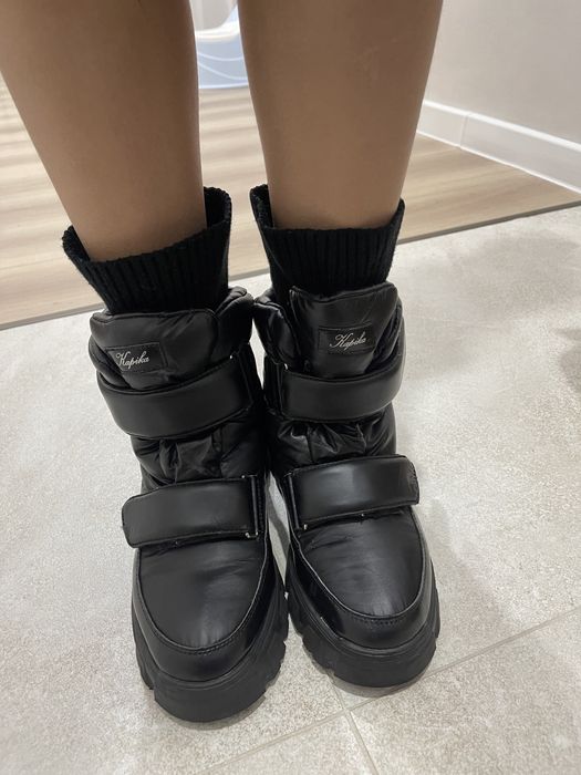 Сапог натуральная кожа