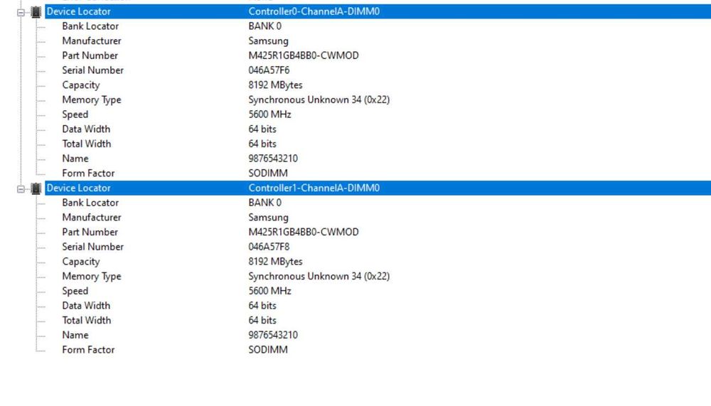 Рам Памет SAMSUNG 16 GB | 2 x 8 GB | DDR5 | !!!5600MHz!!!
