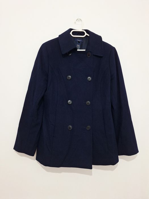 Palton GANT Woman Vintage Ivy Caban 90% lână 10% cașmir mărimea L