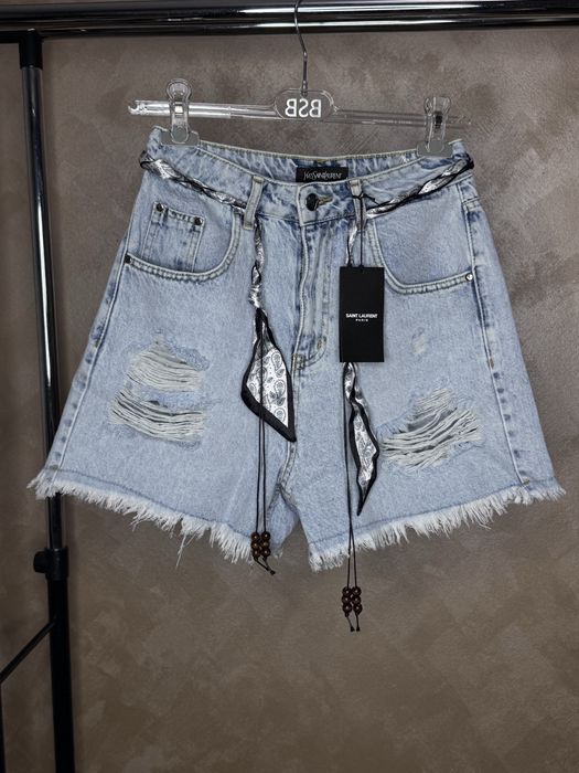 Pantaloni Scurti Damă Yves Saint Laurent