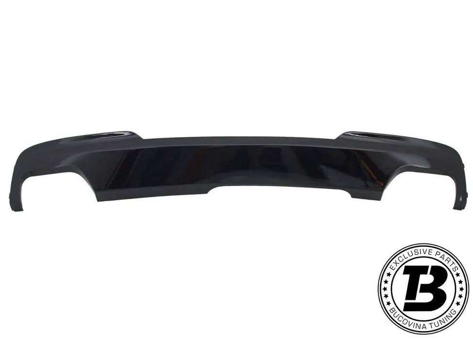 Difuzor Bara Spate cu Ornamente compatibil cu BMW Seria 5 F10 F11 M5 Design