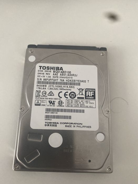 Жесткий диск Hdd 1тб