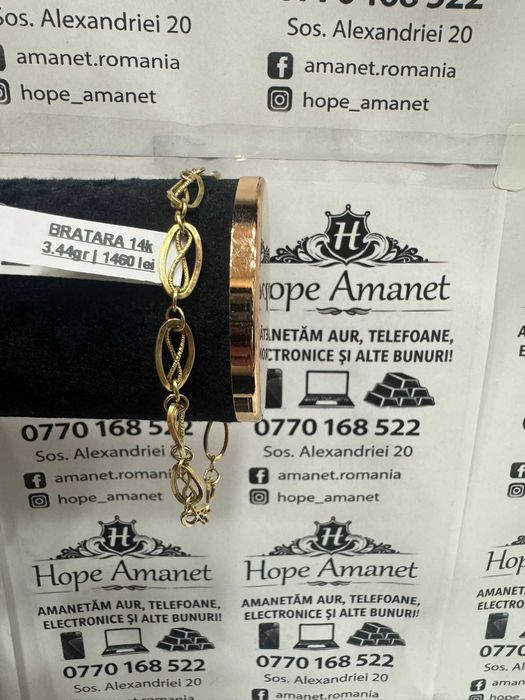 Hope Amanet P1/Bratara din aur 14k/Cod 113352