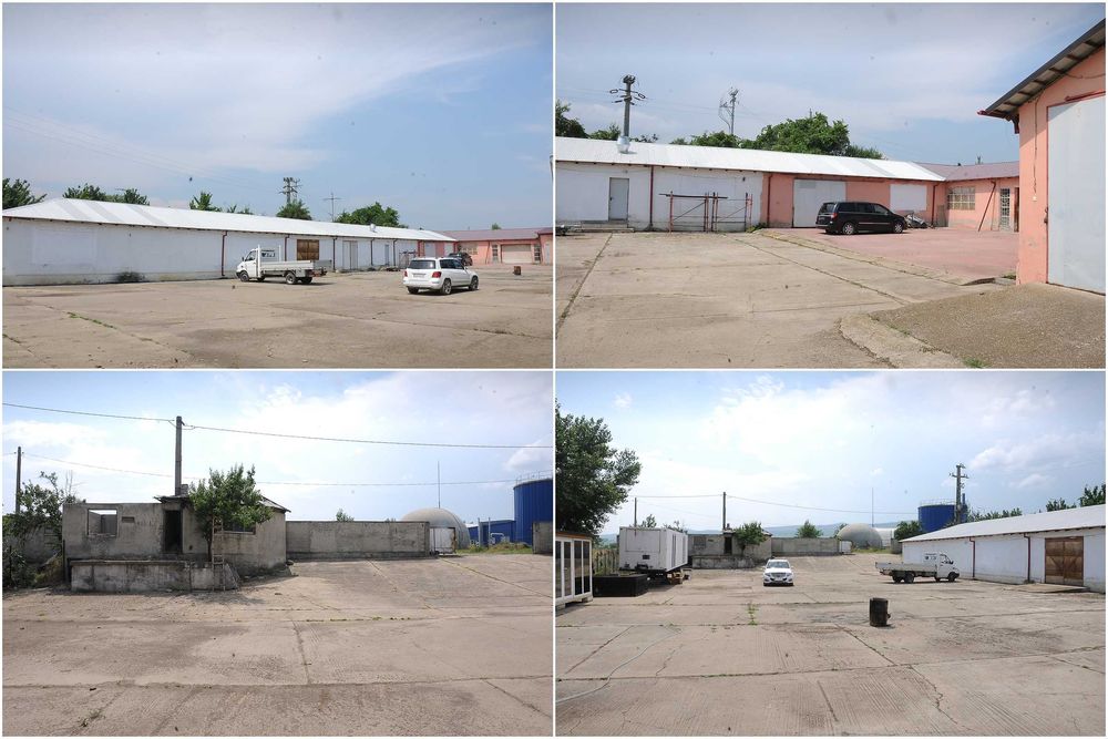 Hala industriala/depozitare/productie teren 2.516 mp platforma betonata, hala 980 mp, clădiri birouri 121 mp, curent/apa langa Stația Epurare Odobesti