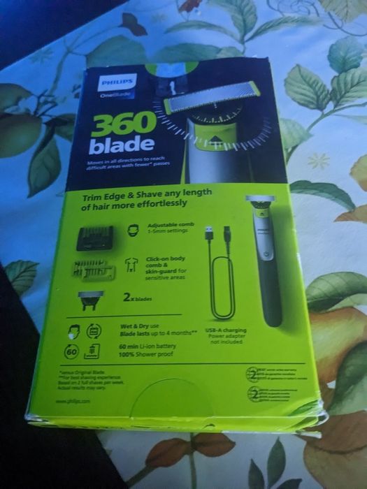 One blade 360 Philips la cutie