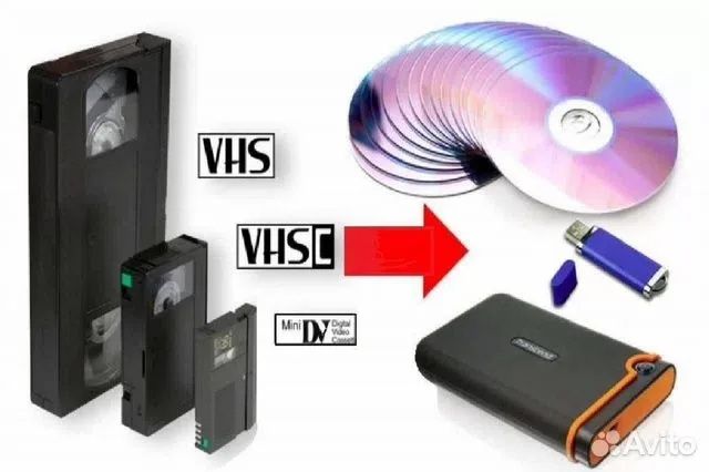 оцифровка видеокассет флешка