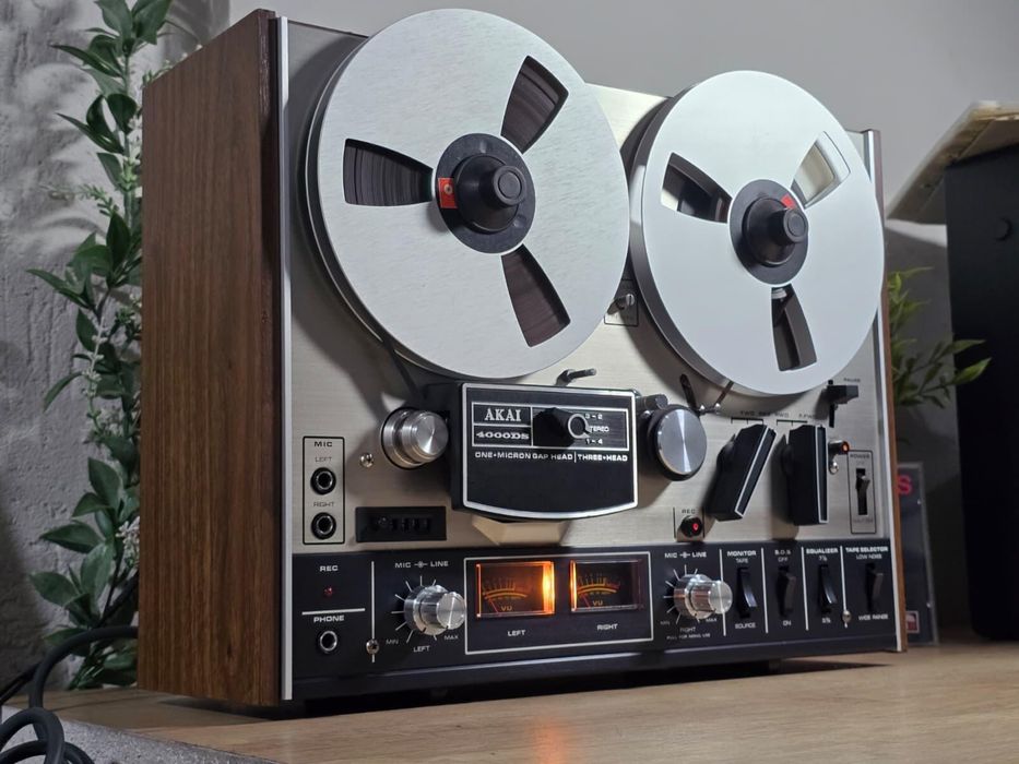 Magnetofon AKAI 4000DS, vintage hifi, 3 capete, de colectie