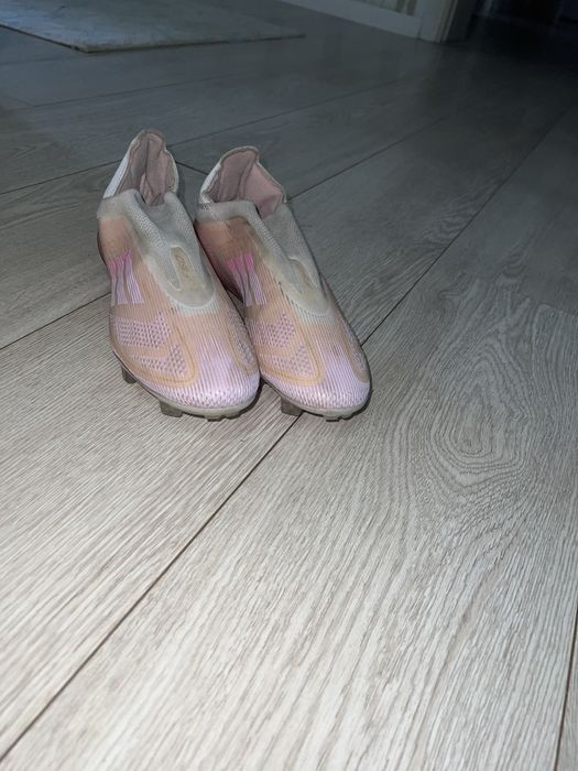 Бутсы адидас f50 pink