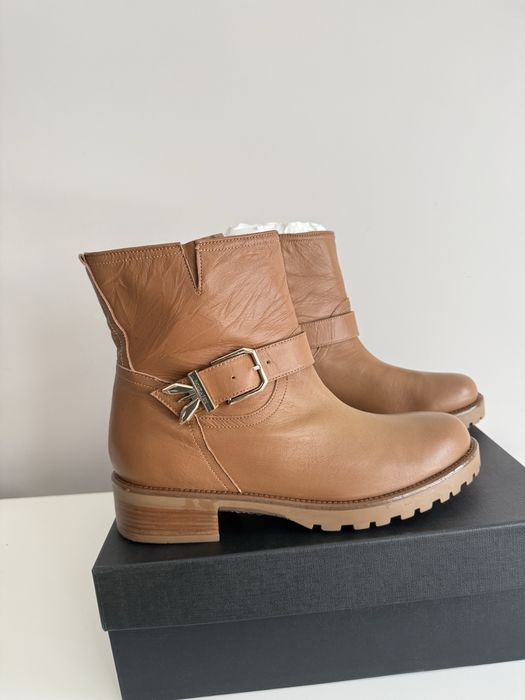 Patrizia Pepe боти естествена кожа, НОВИ размер 40