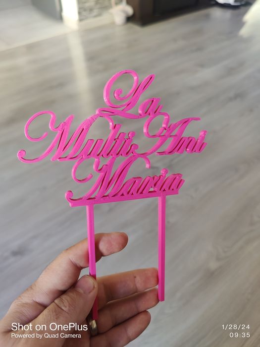 Topper Tort Personalizat